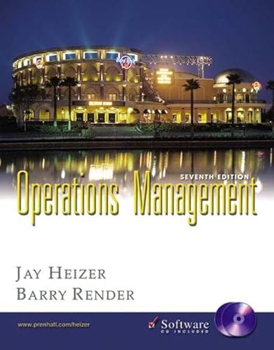 Imagen de archivo de Operations Management a la venta por Better World Books