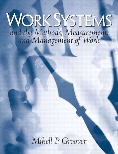 Stock image for Work Systems: The Methods, Measurement Management of Work for sale by Zoom Books Company