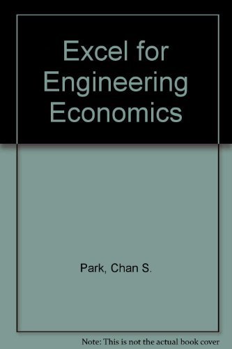 Stock image for Excel for Engineering Economics for sale by HPB-Red