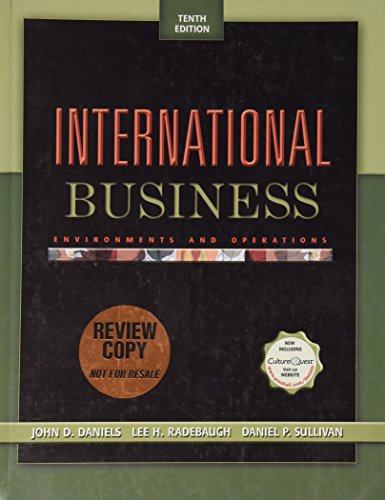 Imagen de archivo de International business a la venta por HPB-Red