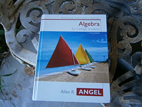 9780131410923: Algebra for College Students Annotated Instructor's Edition