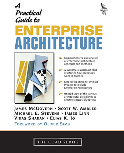 Imagen de archivo de A Practical Guide to Enterprise Architecture a la venta por Better World Books: West