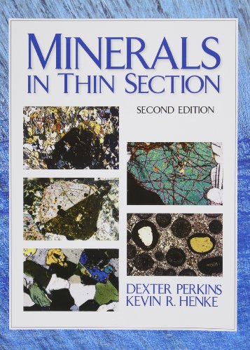 Stock image for Minerals in Thin Section for sale by Seattle Goodwill