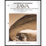 Beispielbild fr Java: Lab Manual: An Introduction to Computer Science and Programming zum Verkauf von Once Upon A Time Books