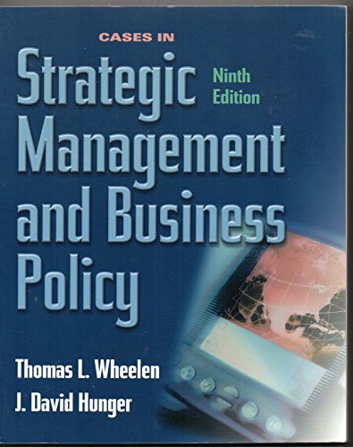 Stock image for Cases in Strategic Management and Business Policy, Ninth Edition for sale by HPB-Red