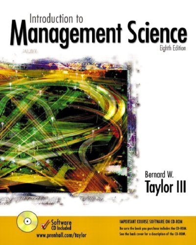 Stock image for Introduction to Management Science for sale by ThriftBooks-Dallas