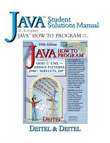 Stock image for Java Student Solutions Manual to Accompany Java How to Program for sale by ThriftBooks-Dallas