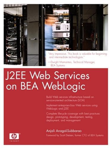 Immagine dell'editore per J2ee Web Services On Bea Weblogic venduto da Wonder Book