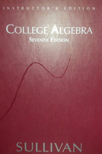 Beispielbild fr College Algebra Ie Sup zum Verkauf von Better World Books