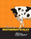 Beispielbild fr Thinking Mathematically, Instructor's Edition, 3rd zum Verkauf von a2zbooks