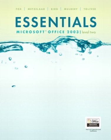 Stock image for Essentials Microsoft Office 2003: Level Two for sale by SecondSale