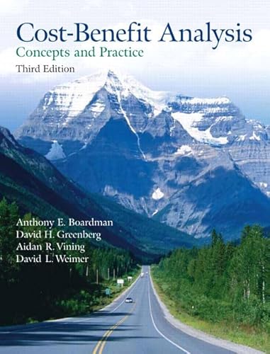 Stock image for Cost Benefit Analysis: Concepts and Practice (3rd Edition) for sale by SecondSale