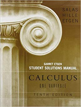 Calculus for Business Economics Life Science and Social Science: Student's Solutions Manual (9780131436466) by Garret J. Etgen