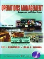 Imagen de archivo de Operations Management: Processes and Value Chains a la venta por ThriftBooks-Dallas