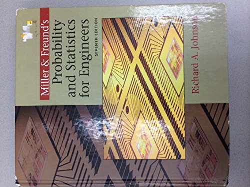 9780131437456: Miller & Freund's Probability and Statistics for Engineers: United States Edition