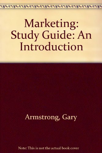 Beispielbild fr Marketing: Study Guide: An Introduction zum Verkauf von The Book Cellar, LLC