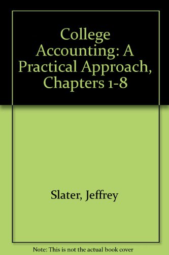 9780131439627: College Acounting, Chapters 1-8 with Study Guide and Working Papers