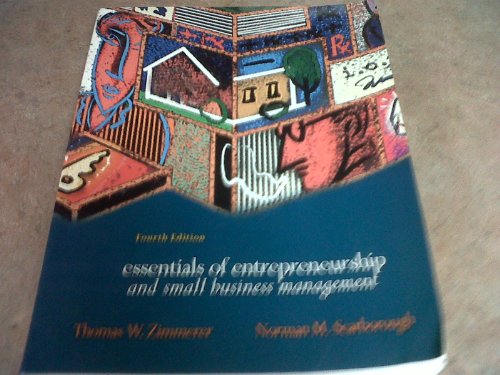 Imagen de archivo de Essentials of Entrepreneurship and Small Business Management a la venta por Phatpocket Limited