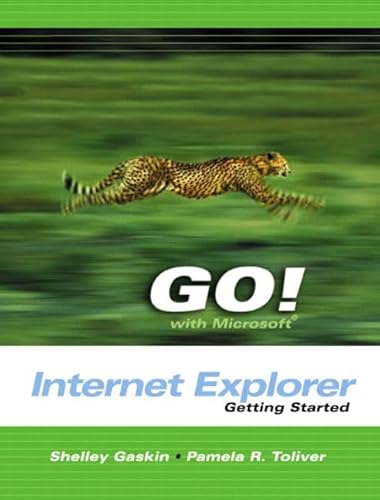 Imagen de archivo de Go! with Microsoft Internet Explorer -Getting Started a la venta por a2zbooks