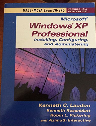 Beispielbild fr Exam 70-270 Microsoft Windows XP Professional zum Verkauf von Better World Books