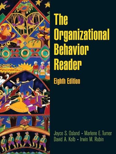 Beispielbild fr The Organizational Behavior Reader zum Verkauf von ThriftBooks-Atlanta