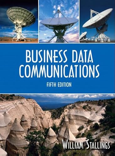 9780131442573: Business Data Communications: United States Edition