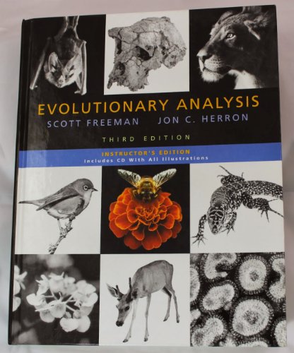 Beispielbild fr Evolutionary Analysis zum Verkauf von HPB-Red