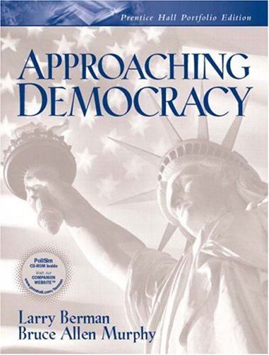 Imagen de archivo de Approaching Democracy a la venta por Jenson Books Inc