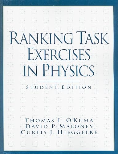 Beispielbild fr Ranking Task Exercises in Physics: Student Edition zum Verkauf von Sharehousegoods