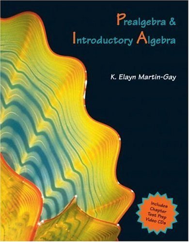 Stock image for Prealgebra Introductory Algebra for sale by Front Cover Books