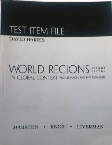 9780131449763: World Regions in Global Context (People Places Environments)