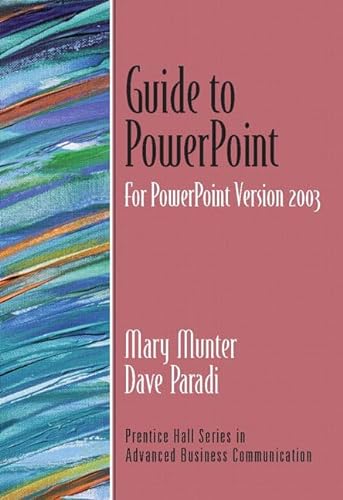Imagen de archivo de Guide to PowerPoint (Guide to Business Communication Series) a la venta por SecondSale