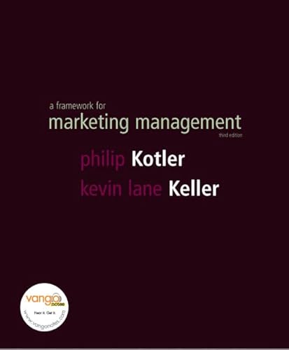 Beispielbild fr A Framework for Marketing Management zum Verkauf von Wonder Book
