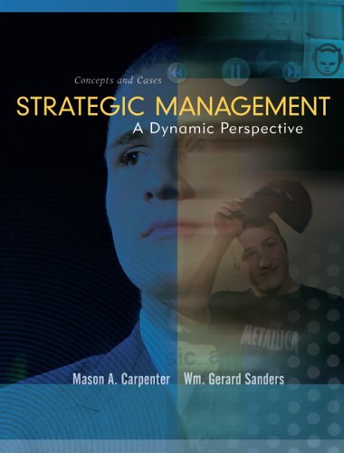 Imagen de archivo de Strategic Management: A Dynamic Perspective: Concepts and Cases a la venta por ThriftBooks-Atlanta