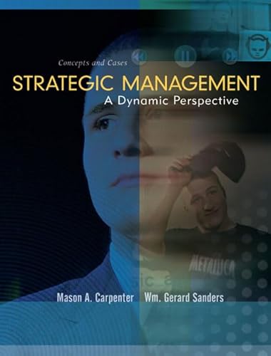 Stock image for Strategic Management: A Dynamic Perspective: Concepts and Cases for sale by ThriftBooks-Atlanta