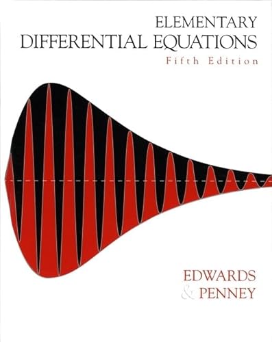 Beispielbild fr Elementary Differential Equations zum Verkauf von Better World Books