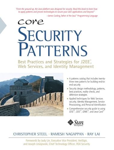 Beispielbild fr Core Security Patterns : Best Practices and Strategies for J2EE, Web Services, and Identity Management zum Verkauf von Better World Books