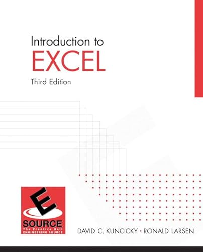 Imagen de archivo de Introduction to Excel (3rd Edition) a la venta por Wonder Book