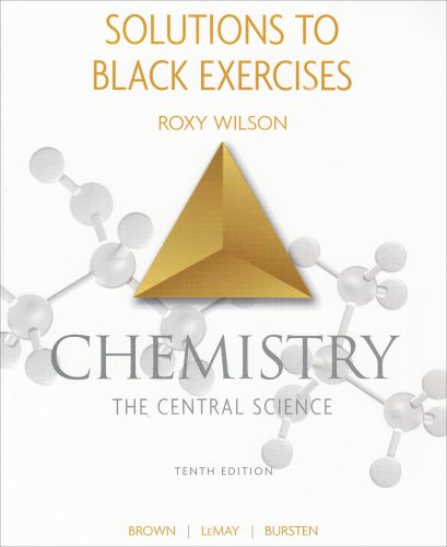 Imagen de archivo de Solutions to Black Exercises Chemistry the Central Science a la venta por Books Unplugged