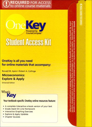 9780131465688: OneKey CourseCompass, Student Access Kit, Microeconomics: Explore and Apply