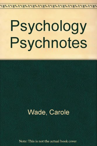 Psychology Psychnotes (9780131466579) by Wade, Carole