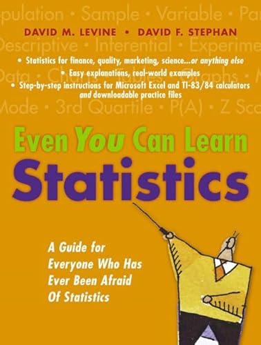 Beispielbild fr Even You Can Learn Statistics: A Guide For Everyone Who Has Ever Been Afraid Of Statistics zum Verkauf von SecondSale