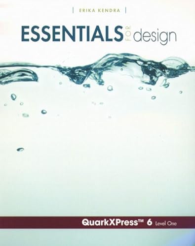 Beispielbild fr Essentials for Design QuarkXpress 6- Level 1 zum Verkauf von The Book Cellar, LLC