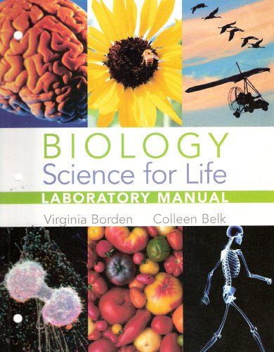 Imagen de archivo de Biology: Science for Life, Laboratory Manual a la venta por Irish Booksellers