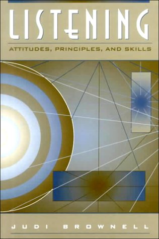 Stock image for Listening: Attitudes, Principles, and Skills for sale by SecondSale