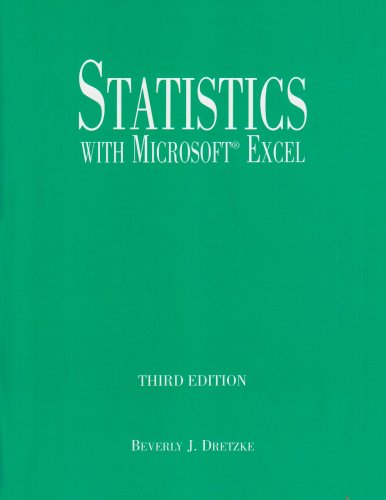 Beispielbild fr Statistics With Microsoft Excel zum Verkauf von Wonder Book