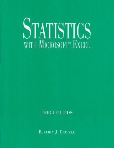 Stock image for Statistics with Microsoft Excel for sale by BookHolders