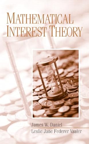 Stock image for Mathematical Interest Theory for sale by Books Unplugged