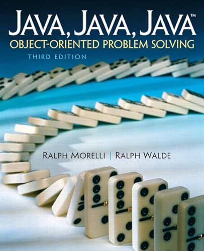 9780131474345: Java, Java, Java: Object-Oriented Problem Solving
