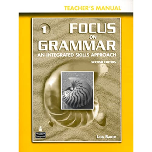 Imagen de archivo de Focus on Grammar 1 Teacher's Manual [With CDROM] a la venta por ThriftBooks-Dallas